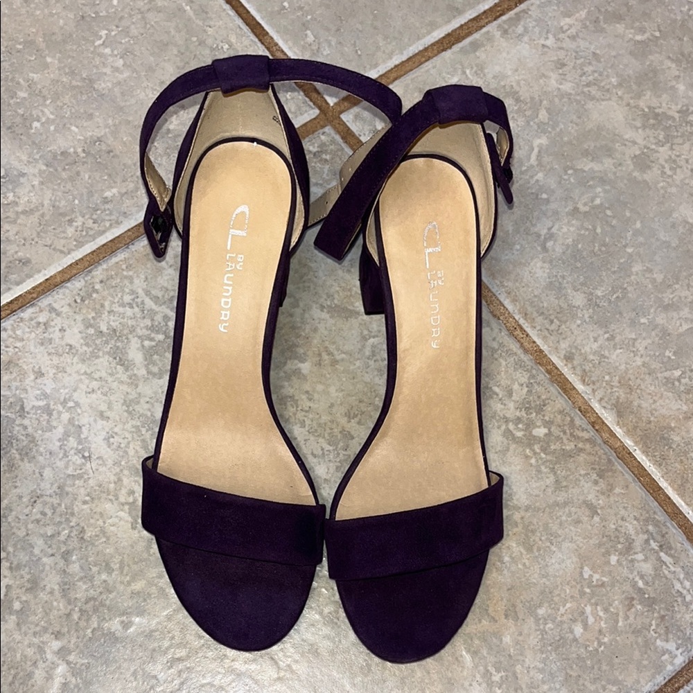 CL by Laundry Purple Heels Elegant Design